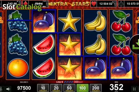 Οθόνη5. Extra Stars Κουλοχέρης 