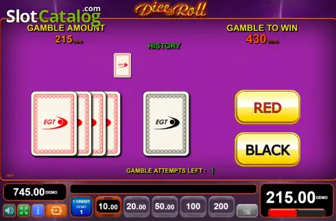 Οθόνη4. Dice & Roll Κουλοχέρης