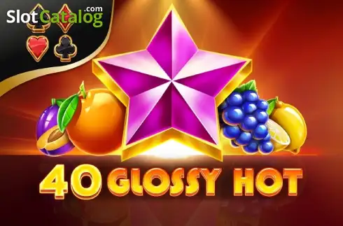 40 Glossy Hot Λογότυπο 40 Glossy Hot Λογότυπο