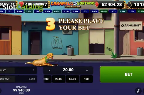 Οθόνη2. Caramelo Sortudo - Crash Edition Κουλοχέρης 