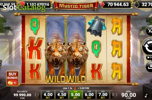 Οθόνη3. Mystic Tiger Κουλοχέρης