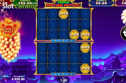 Οθόνη3. Triple Fortune Festival Κουλοχέρης 