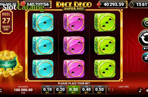 Οθόνη2. Dice Deco Super Pot Κουλοχέρης