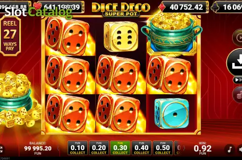 Οθόνη3. Dice Deco Super Pot Κουλοχέρης