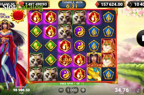 Οθόνη3. Amaterasu's Treasures Κουλοχέρης