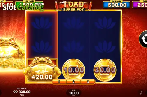 Οθόνη3. Toad Super Pot Κουλοχέρης