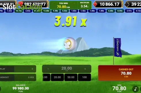 Οθόνη3. Cashybara Golf Edition Κουλοχέρης