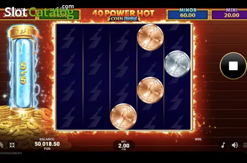 Οθόνη3. 40 Power Hot Coin Boost Κουλοχέρης