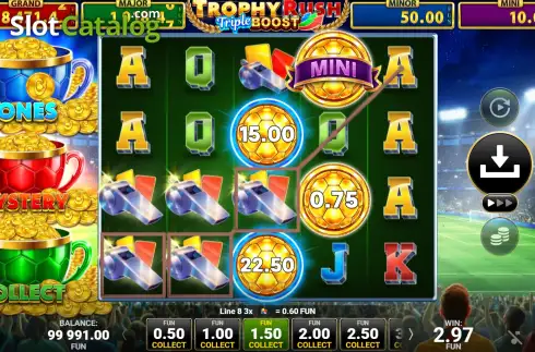 Οθόνη3. Trophy Rush Triple Boost Κουλοχέρης