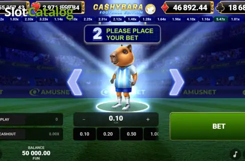 Οθόνη2. Cashybara Football Edition Κουλοχέρης