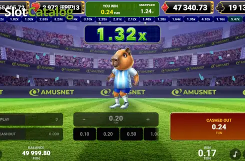 Οθόνη3. Cashybara Football Edition Κουλοχέρης