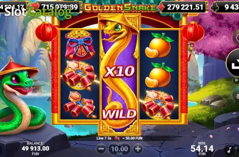 Οθόνη3. Golden Snake (Amusnet) Κουλοχέρης