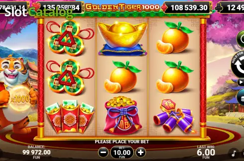 Οθόνη2. Golden Tiger 1000 Κουλοχέρης
