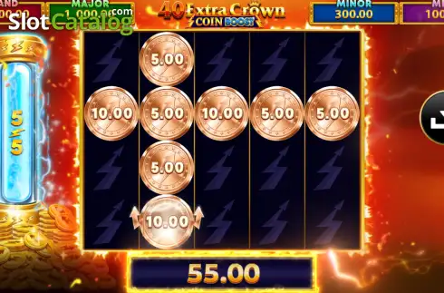 Οθόνη3. 40 Extra Crown Coin Boost Κουλοχέρης