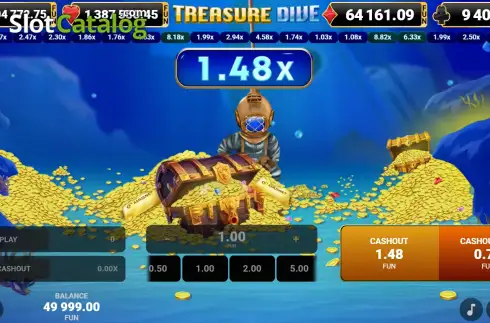 Οθόνη2. Treasure Dive Κουλοχέρης