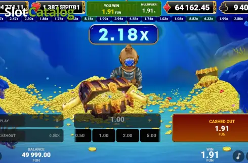 Οθόνη3. Treasure Dive Κουλοχέρης