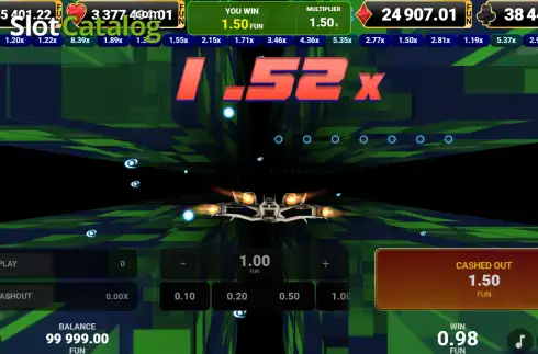 Οθόνη3. Space Chase Κουλοχέρης