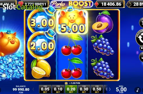 Οθόνη3. Porko Boost Super Pot Κουλοχέρης