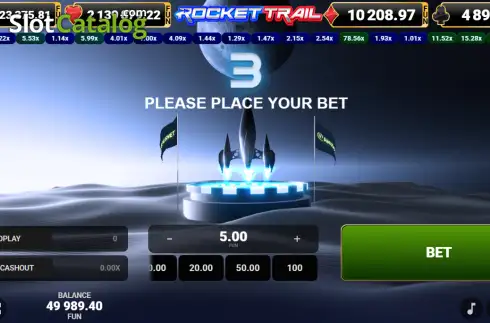 Οθόνη2. Rocket Trail Κουλοχέρης