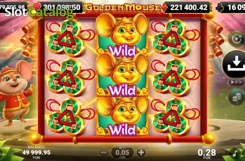 Οθόνη3. Golden Mouse (Amusnet) Κουλοχέρης
