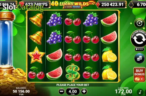 Οθόνη2. 40 Lucky Wilds Hot Coin Boost Κουλοχέρης