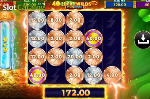 Οθόνη3. 40 Lucky Wilds Hot Coin Boost Κουλοχέρης