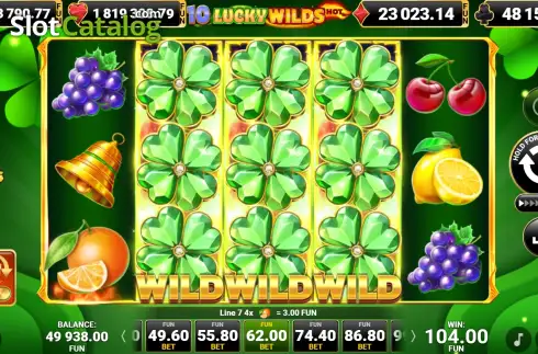 Οθόνη3. 10 Lucky Wilds Hot Κουλοχέρης