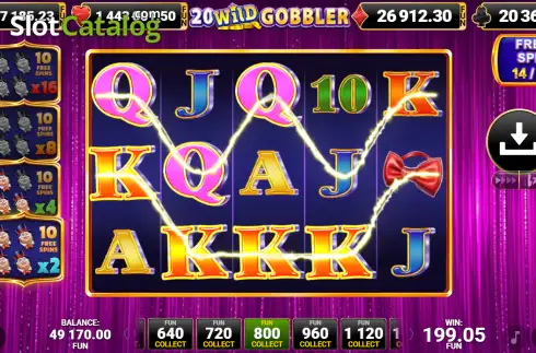 Οθόνη3. 20 Wild Gobbler Κουλοχέρης 