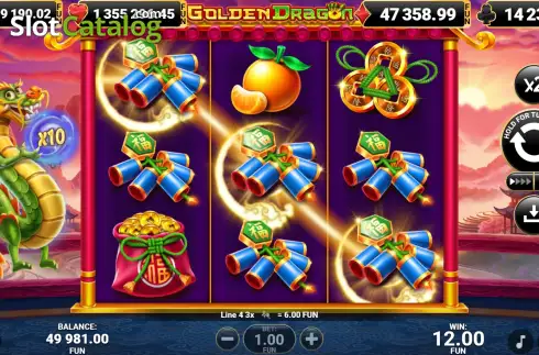 Οθόνη3. Golden Dragon (Amusnet) Κουλοχέρης