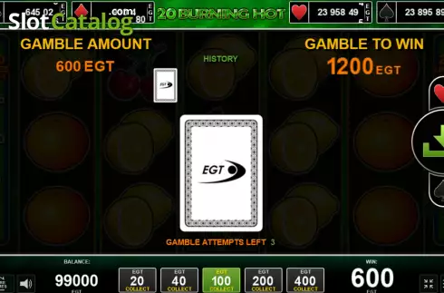 Οθόνη4. 20 Burning Hot Κουλοχέρης
