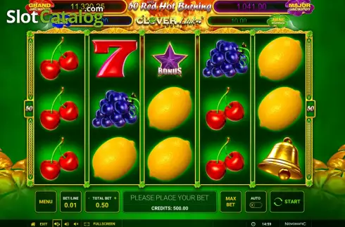 Οθόνη2. 50 Red Hot 7 Clover Link Κουλοχέρης 