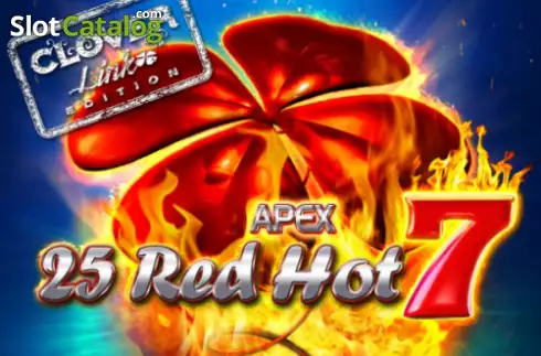 25 Red Hot 7 Clover Link Λογότυπο 25 Red Hot 7 Clover Link Λογότυπο