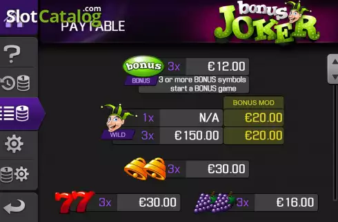 Οθόνη9. Bonus Joker Κουλοχέρης