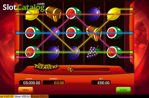 Οθόνη2. Golden Treasure (Apollo Games) Κουλοχέρης
