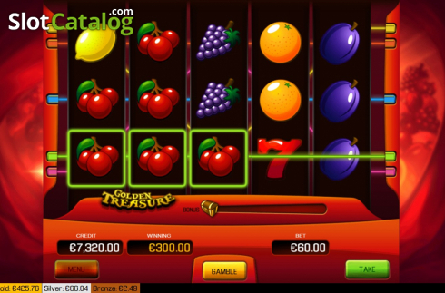 Οθόνη5. Golden Treasure (Apollo Games) Κουλοχέρης