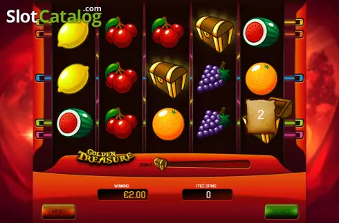 Οθόνη7. Golden Treasure (Apollo Games) Κουλοχέρης