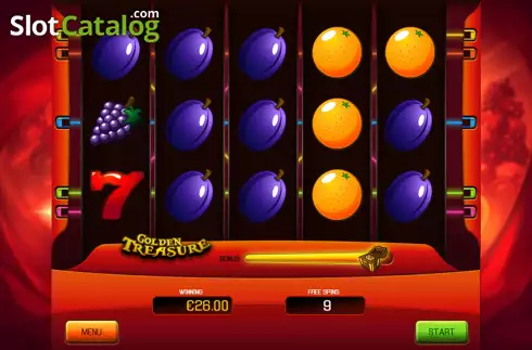 Οθόνη8. Golden Treasure (Apollo Games) Κουλοχέρης