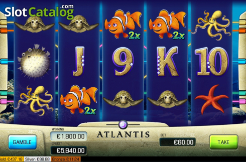 Οθόνη3. Atlantis (Apollo Games) Κουλοχέρης 