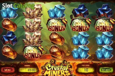 Οθόνη6. Crystal Miners Κουλοχέρης
