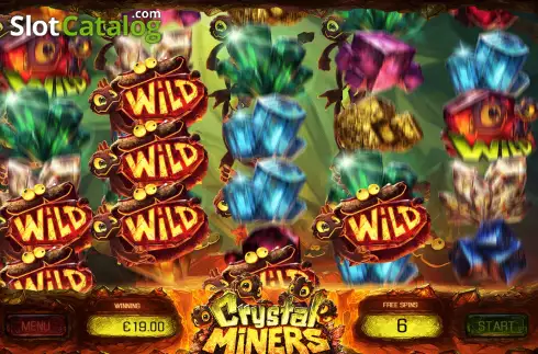 Οθόνη8. Crystal Miners Κουλοχέρης