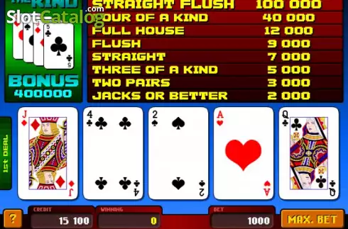 Οθόνη2. American Poker (Apollo Games) Κουλοχέρης 