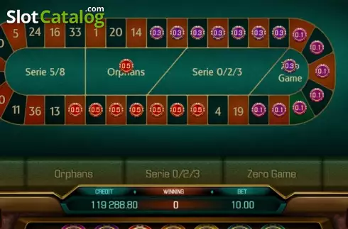 Οθόνη2. Apollo European Roulette Κουλοχέρης
