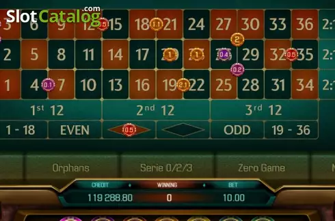 Οθόνη4. Apollo European Roulette Κουλοχέρης