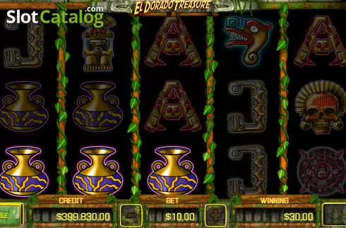 Οθόνη4. El Dorado Treasure Κουλοχέρης