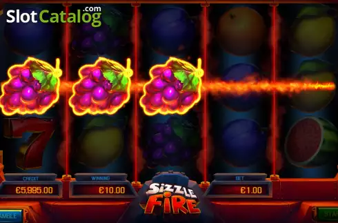 Οθόνη3. Sizzle Fire Κουλοχέρης 