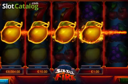 Οθόνη4. Sizzle Fire Κουλοχέρης 