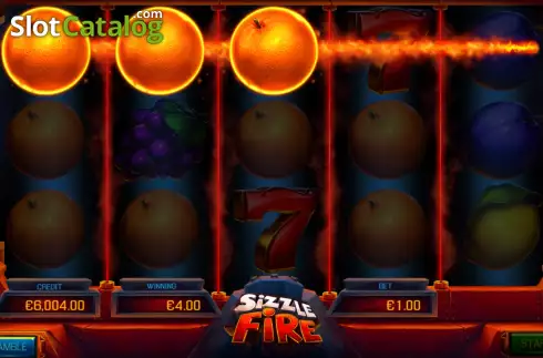 Οθόνη6. Sizzle Fire Κουλοχέρης 