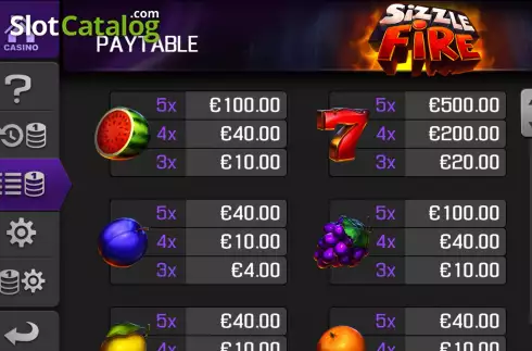 Οθόνη8. Sizzle Fire Κουλοχέρης 