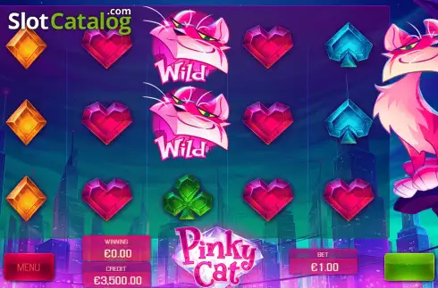 Οθόνη2. Pinky Cat Κουλοχέρης