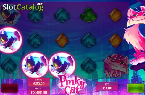 Οθόνη4. Pinky Cat Κουλοχέρης